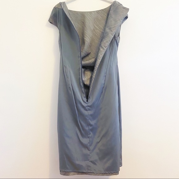 Intrend Gray Ruched Dress - Picture 12 of 13